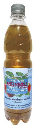 Grokj Topp — Apfelschorle Produktbild Grokj Topp Apfelschorle