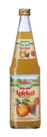 Nagler Bio Apfelsaft naturtrüb — Direktsaft 100% Produktbild Nagler Bio Apfelsaft naturtrüb Direktsaft 100%