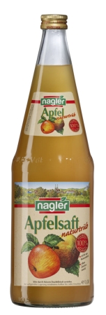 Nagler Apfelsaft Naturtrüb — Direktsaft 100% Produktbild Nagler Apfelsaft Naturtrüb Direktsaft 100%