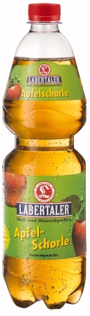 Labertaler Apfelschorle — Fruchtsaftgehalt 50% Produktbild Labertaler Apfelschorle Fruchtsaftgehalt 50%