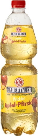 Labertaler Apfel-Pfirsich — Prickler 25% Fruchtgehalt Produktbild Labertaler Apfel-Pfirsich Prickler 25% Fruchtgehalt