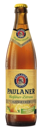 Paulaner — Weißbier-Zitrone Naturtrüb Produktbild Paulaner Weißbier-Zitrone Naturtrüb