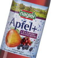 Produktbild Nagler Apfel+ Schorle Apfel+Cranberry-Heidelbeere