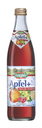 Nagler Apfel+ Schorle — Apfel+Traube-Himbeere Produktbild Nagler Apfel+ Schorle Apfel+Traube-Himbeere