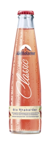 Adelholzener Bio Rhabarber — Schorle Produktbild Adelholzener Bio Rhabarber Schorle