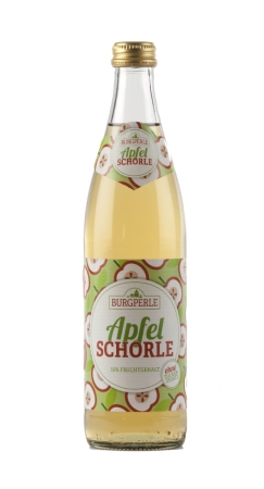 Burgperle Apfel-Schorle — Fruchtgehalt 55% Produktbild Burgperle Apfel-Schorle Fruchtgehalt 55%