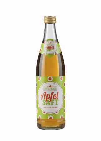 Burgperle Apfelsaft — Fruchtsaft 100% Produktbild Burgperle Apfelsaft Fruchtsaft 100%