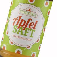 Produktbild Burgperle Apfelsaft Fruchtsaft 100%
