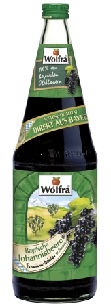 Wolfra Johannisbeer Schwarz — Fruchtnektar mind. 30% Produktbild Wolfra Johannisbeer Schwarz Fruchtnektar mind. 30%