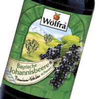 Produktbild Wolfra Johannisbeer Schwarz Fruchtnektar mind. 30%