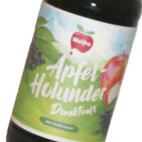 Produktbild Wolfra Apfel-Holunder Direktsaft 100%