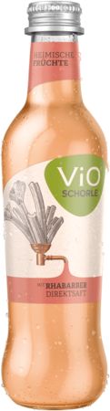 ViO Bio — Rhabarberschorle Produktbild ViO Bio Rhabarberschorle