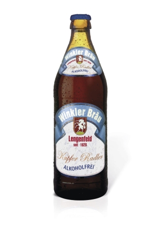 Winkler Bräu — Kupfer Radler Alkoholfrei Produktbild Winkler Bräu Kupfer Radler Alkoholfrei