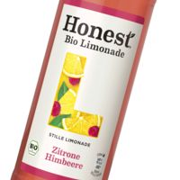 Produktbild Honest Limo Bio Zitrone Himbeere