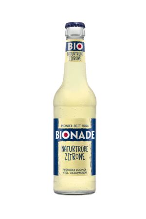 Bionade — Naturtrübe Zitrone Produktbild Bionade Naturtrübe Zitrone