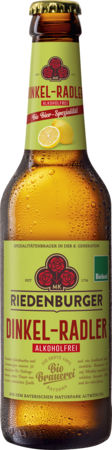 Riedenburger — Dinkel-Radler Alkoholfrei Bio Produktbild Riedenburger Dinkel-Radler Alkoholfrei Bio