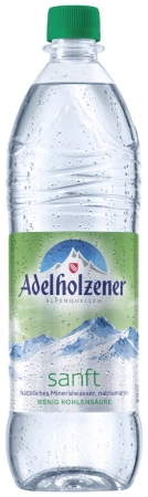 Adelholzener Sanft — wenig Kohlensäure Produktbild Adelholzener Sanft wenig Kohlensäure