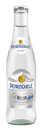 Petrusquelle Gourmet Naturell — ohne Kohlensäure Produktbild Petrusquelle Gourmet Naturell ohne Kohlensäure