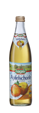 Nagler Apfelschorle klar — mit original Nagler Apfelsaft Produktbild Nagler Apfelschorle klar mit original Nagler Apfelsaft