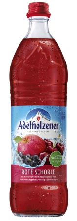 Adelholzener Rote Schorle — 50% Fruchtgehalt Produktbild Adelholzener Rote Schorle 50% Fruchtgehalt