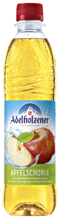 Adelholzener Apfelschorle — 55% Fruchtgehalt Produktbild Adelholzener Apfelschorle 55% Fruchtgehalt