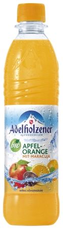 Adelholzener Bio Apfel Orange — mit Maracuja / 30% Frucht Produktbild Adelholzener Bio Apfel Orange mit Maracuja / 30% Frucht