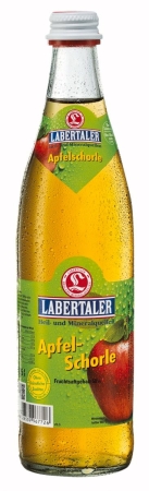 Labertaler Apfelschorle — Fruchtsaftgehalt 50% Produktbild Labertaler Apfelschorle Fruchtsaftgehalt 50%