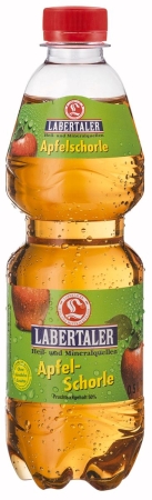 Labertaler Apfelschorle — Fruchtsaftgehalt 50% Produktbild Labertaler Apfelschorle Fruchtsaftgehalt 50%