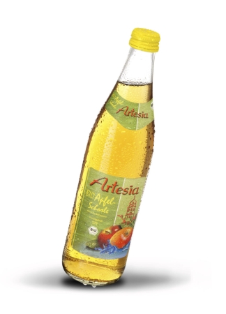 Artesia Bio Apfel-Schorle — Fruchtgehalt 50% Produktbild Artesia Bio Apfel-Schorle Fruchtgehalt 50%