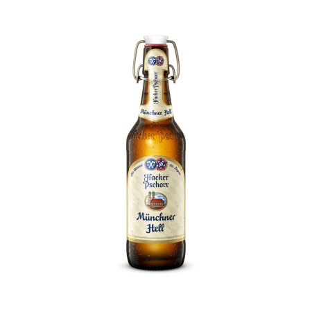 Hacker Pschorr (Bügel) — Münchner Hell Produktbild Hacker Pschorr (Bügel) Münchner Hell