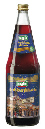 Nagler — Heidelbeerglühwein 9% vol. Produktbild Nagler Heidelbeerglühwein 9% vol.