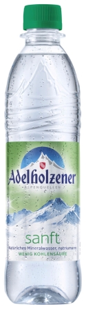 Adelholzener Sanft — wenig Kohlensäure Produktbild Adelholzener Sanft wenig Kohlensäure
